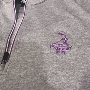 Pinehurst golf 1/4 zip vest, FootJoy men’s medium, excellent condition